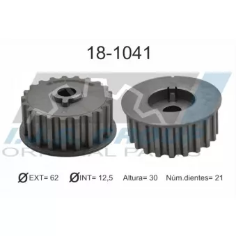 Roue dentée, vilebrequin IJS GROUP 18-1041 pour FIAT DUCATO 2.0 JTD - 84cv