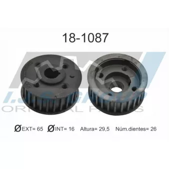 IJS GROUP 18-1087 - Roue dentée, vilebrequin