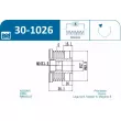 IJS GROUP 30-1026 - Poulie roue libre, alternateur
