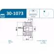 IJS GROUP 30-1073 - Poulie roue libre, alternateur
