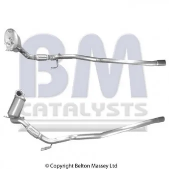 Filtre à particules / à suie, échappement BM CATALYSTS OEM 1K0254703GX