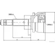 HERTH+BUSS JAKOPARTS J2821027 - Embout de cardan avant (kit de réparation)
