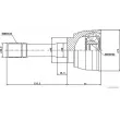 HERTH+BUSS JAKOPARTS J2828006 - Embout de cardan avant (kit de réparation)
