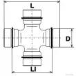 HERTH+BUSS JAKOPARTS J2922007 - Joint, arbre longitudinal