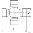 HERTH+BUSS JAKOPARTS J2925007 - Joint, arbre longitudinal