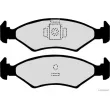 HERTH+BUSS JAKOPARTS J3600301 - Jeu de 4 plaquettes de frein avant