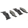 Jeu de 4 plaquettes de frein avant HERTH+BUSS JAKOPARTS [J3600302]