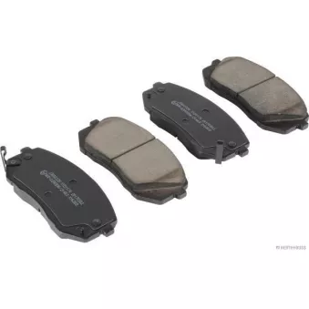 Jeu de 4 plaquettes de frein avant HERTH+BUSS JAKOPARTS [J3600338]