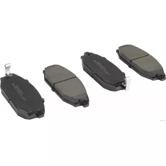 Jeu de 4 plaquettes de frein avant HERTH+BUSS JAKOPARTS [J3600543]