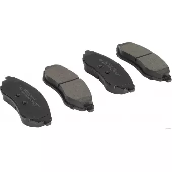 Jeu de 4 plaquettes de frein avant HERTH+BUSS JAKOPARTS J3600911