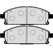 HERTH+BUSS JAKOPARTS J3601071 - Jeu de 4 plaquettes de frein avant