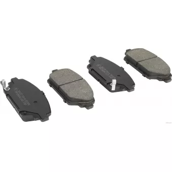 Jeu de 4 plaquettes de frein avant HERTH+BUSS JAKOPARTS OEM 410604U126