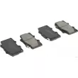 Jeu de 4 plaquettes de frein avant HERTH+BUSS JAKOPARTS [J3602055]
