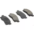 HERTH+BUSS JAKOPARTS J3602058 - Jeu de 4 plaquettes de frein avant