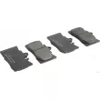 HERTH+BUSS JAKOPARTS J3602111 - Jeu de 4 plaquettes de frein avant
