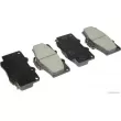 HERTH+BUSS JAKOPARTS J3602121 - Jeu de 4 plaquettes de frein avant