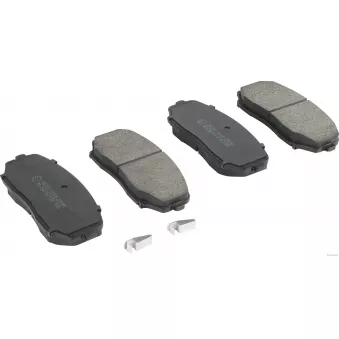 Jeu de 4 plaquettes de frein avant HERTH+BUSS JAKOPARTS J3603005