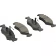 HERTH+BUSS JAKOPARTS J3603049 - Jeu de 4 plaquettes de frein avant
