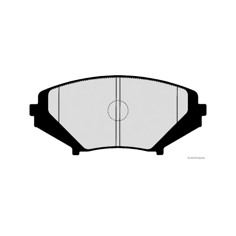 Jeu de 4 plaquettes de frein avant HERTH+BUSS JAKOPARTS J3603065 - Visuel 1