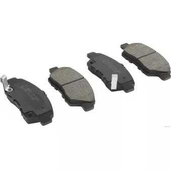 Jeu de 4 plaquettes de frein avant HERTH+BUSS JAKOPARTS J3604005