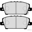 HERTH+BUSS JAKOPARTS J3604069 - Jeu de 4 plaquettes de frein avant