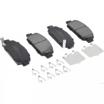 Jeu de 4 plaquettes de frein avant HERTH+BUSS JAKOPARTS OEM 45022T50G00