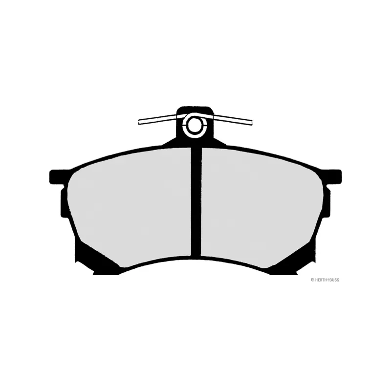 Jeu de 4 plaquettes de frein avant HERTH+BUSS JAKOPARTS J3605037 - Visuel 1
