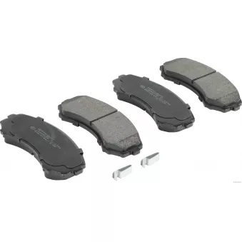 Jeu de 4 plaquettes de frein avant HERTH+BUSS JAKOPARTS J3605038