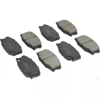 HERTH+BUSS JAKOPARTS J3605051 - Jeu de 4 plaquettes de frein avant