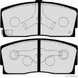 HERTH+BUSS JAKOPARTS J3606006 - Jeu de 4 plaquettes de frein avant