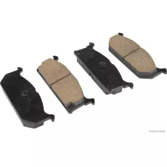 Jeu de 4 plaquettes de frein avant HERTH+BUSS JAKOPARTS J3608004