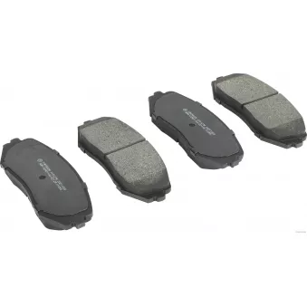 Jeu de 4 plaquettes de frein avant HERTH+BUSS JAKOPARTS OEM 5520065J21000