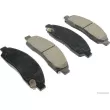 Jeu de 4 plaquettes de frein avant HERTH+BUSS JAKOPARTS [J3609010]