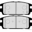HERTH+BUSS JAKOPARTS J3610511 - Jeu de 4 plaquettes de frein arrière