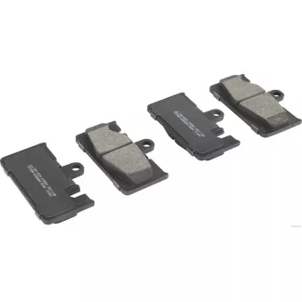 Jeu de 4 plaquettes de frein arrière HERTH+BUSS JAKOPARTS OEM 0446650100