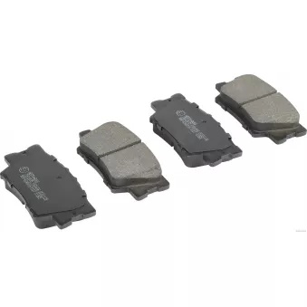 Jeu de 4 plaquettes de frein arrière HERTH+BUSS JAKOPARTS OEM 0446633200