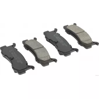 Jeu de 4 plaquettes de frein arrière HERTH+BUSS JAKOPARTS OEM BL782648Z