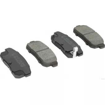 Jeu de 4 plaquettes de frein arrière HERTH+BUSS JAKOPARTS OEM DD0604U092