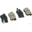 Jeu de 4 plaquettes de frein arrière HERTH+BUSS JAKOPARTS [J3614008]
