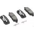 Jeu de 4 plaquettes de frein arrière HERTH+BUSS JAKOPARTS [J3615014]