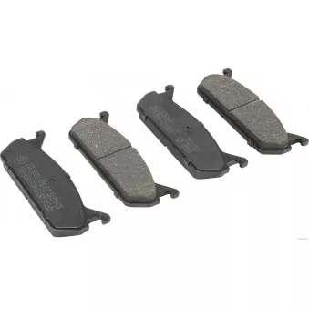 Jeu de 4 plaquettes de frein arrière HERTH+BUSS JAKOPARTS J3616001