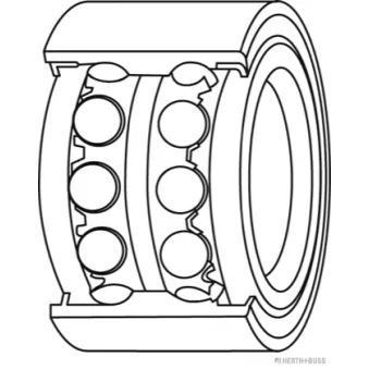 HERTH+BUSS JAKOPARTS J4702026 - Roulement de roue avant