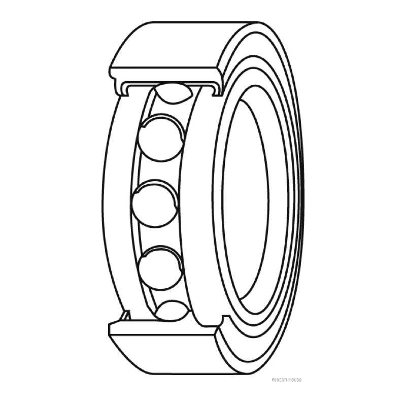 Roulement de roue avant HERTH+BUSS JAKOPARTS J4707004 - Visuel 1