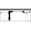 HERTH+BUSS JAKOPARTS J5380905 - Kit de câbles d'allumage
