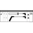 HERTH+BUSS JAKOPARTS J5380906 - Kit de câbles d'allumage