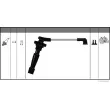 HERTH+BUSS JAKOPARTS J5384011 - Kit de câbles d'allumage