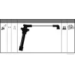 HERTH+BUSS JAKOPARTS J5384020 - Kit de câbles d'allumage