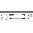 HERTH+BUSS JAKOPARTS J5388001 - Kit de câbles d'allumage