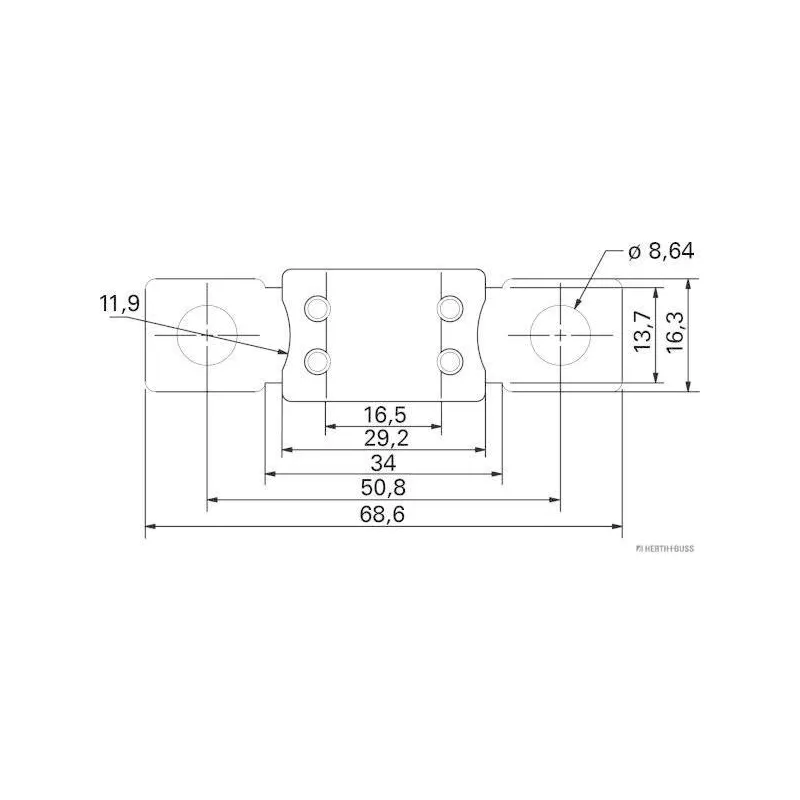 Fusible HERTH+BUSS ELPARTS 50295877 - Visuel 1