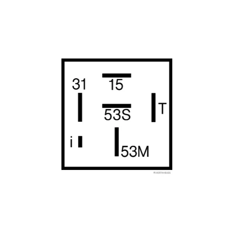 Relais, intervalle d'essuyage HERTH+BUSS ELPARTS 75614115 - Visuel 1